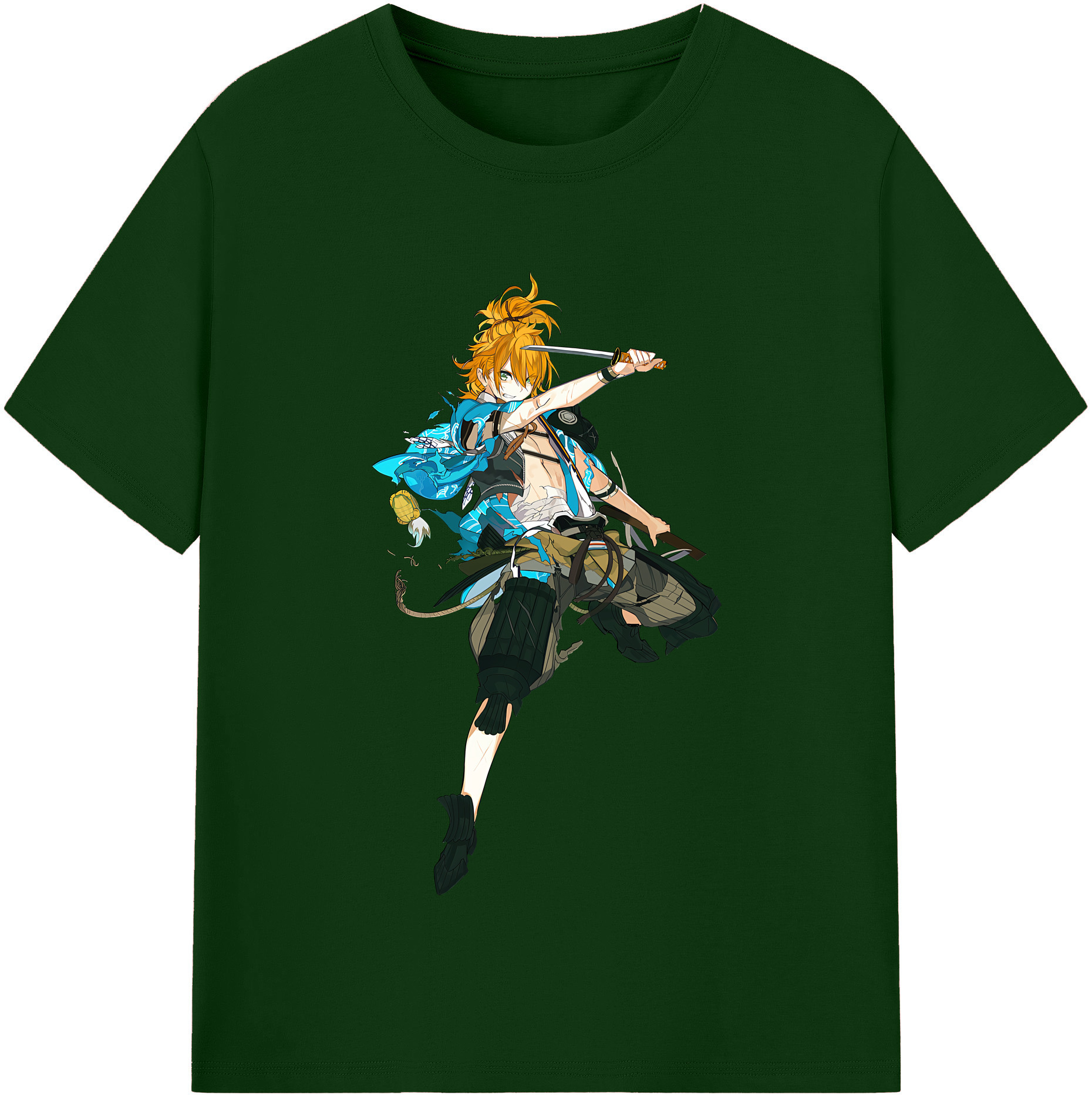（画像用） 刀剣乱舞 Touken Ranbu 綿100％半袖Tシャツ（フロントプリント）